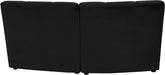 Limitless Black Modular Velvet Loveseat - 645Black-2PC - Vega Furniture