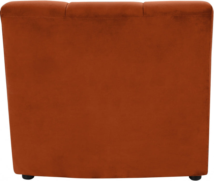 Limitless Cognac Modular Velvet Chair - 645Cognac-C - Vega Furniture