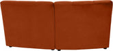 Limitless Cognac Modular Velvet Loveseat - 645Cognac-2PC - Vega Furniture