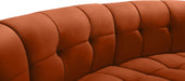 Limitless Cognac Modular Velvet Sofa - 645Cognac-3PC - Vega Furniture