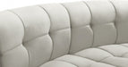 Limitless Cream Modular Velvet Loveseat - 645Cream-2PC - Vega Furniture