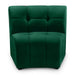 Limitless Green Modular Velvet Chair - 645Green-C - Vega Furniture