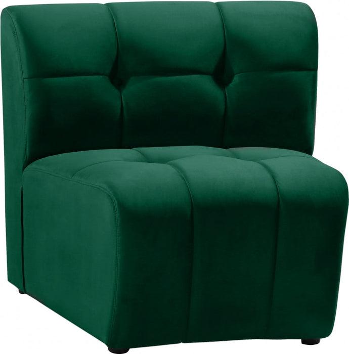 Limitless Green Modular Velvet Chair - 645Green-C - Vega Furniture