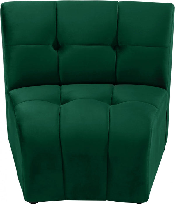 Limitless Green Modular Velvet Chair - 645Green-C - Vega Furniture