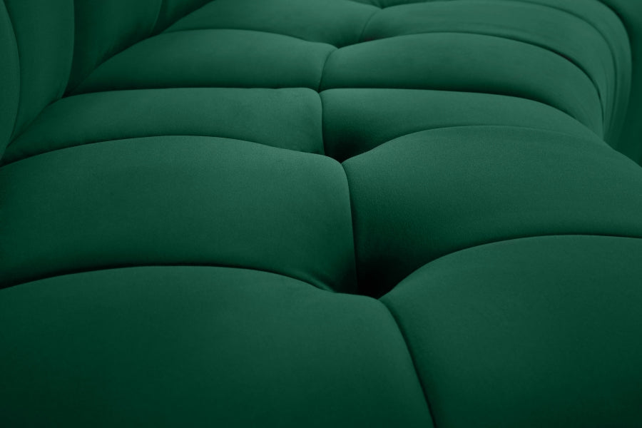 Limitless Green Modular Velvet Chair - 645Green-C - Vega Furniture