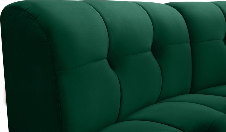 Limitless Green Modular Velvet Chair - 645Green-C - Vega Furniture