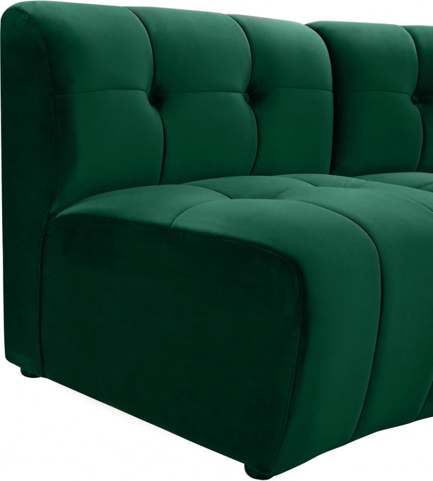 Limitless Green Modular Velvet Loveseat - 645Green-2PC - Vega Furniture