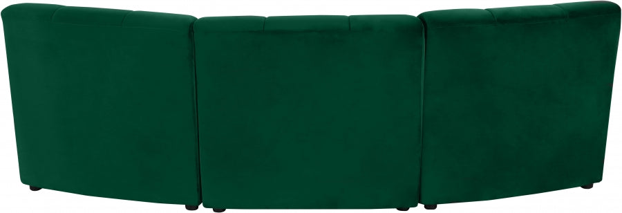 Limitless Green Modular Velvet Sofa - 645Green-3PC - Vega Furniture