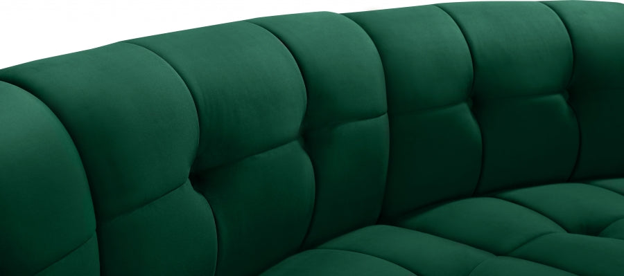 Limitless Green Modular Velvet Sofa - 645Green-3PC - Vega Furniture