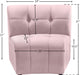 Limitless Pink Modular Velvet Chair - 645Pink-C - Vega Furniture