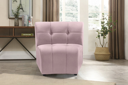 Limitless Pink Modular Velvet Chair - 645Pink-C - Vega Furniture