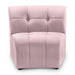 Limitless Pink Modular Velvet Chair - 645Pink-C - Vega Furniture