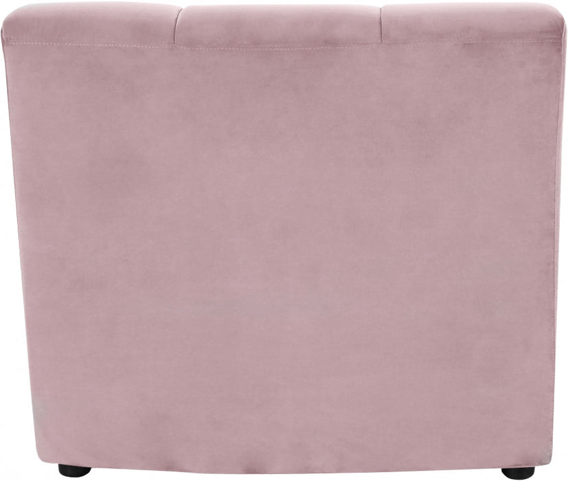 Limitless Pink Modular Velvet Chair - 645Pink-C - Vega Furniture