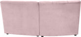 Limitless Pink Modular Velvet Loveseat - 645Pink-2PC - Vega Furniture