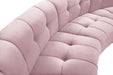 Limitless Pink Modular Velvet Sofa - 645Pink-3PC - Vega Furniture