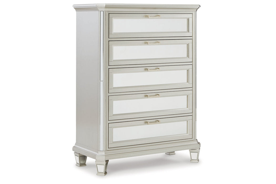 Lindenfield Silver Chest of Drawers - B758-46 - Vega Furniture