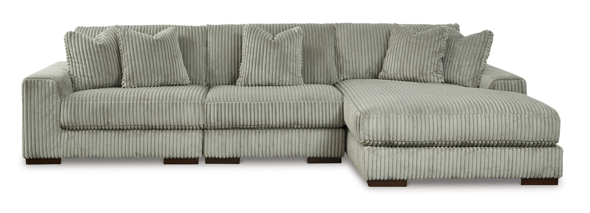 Lindyn Fog 3-Piece RAF Sectional - SET | 2110517 | 2110564 | 2110546 | 2110508 - Vega Furniture