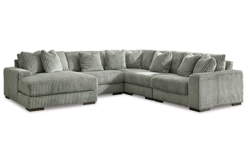 Lindyn Fog 5-Piece LAF Sectional - SET | 2110516 | 2110565 | 2110577 | 2110546(2) | 2110508 | 2110521 - Vega Furniture