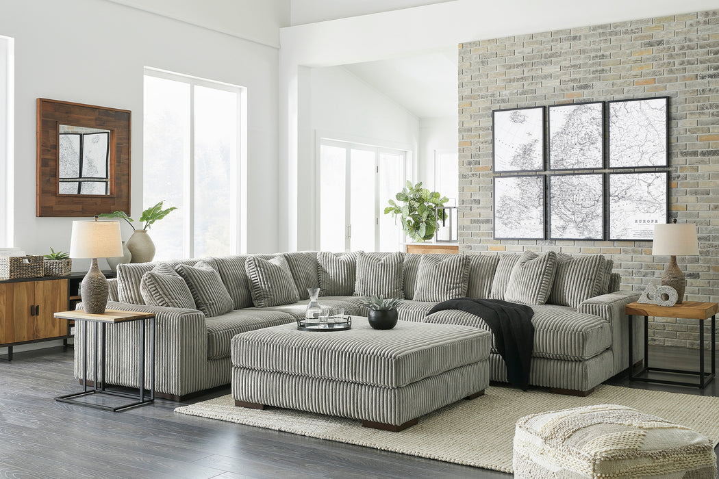 Lindyn Fog 5-Piece RAF Sectional - SET | 2110517 | 2110564 | 2110577 | 2110546(2) - Vega Furniture