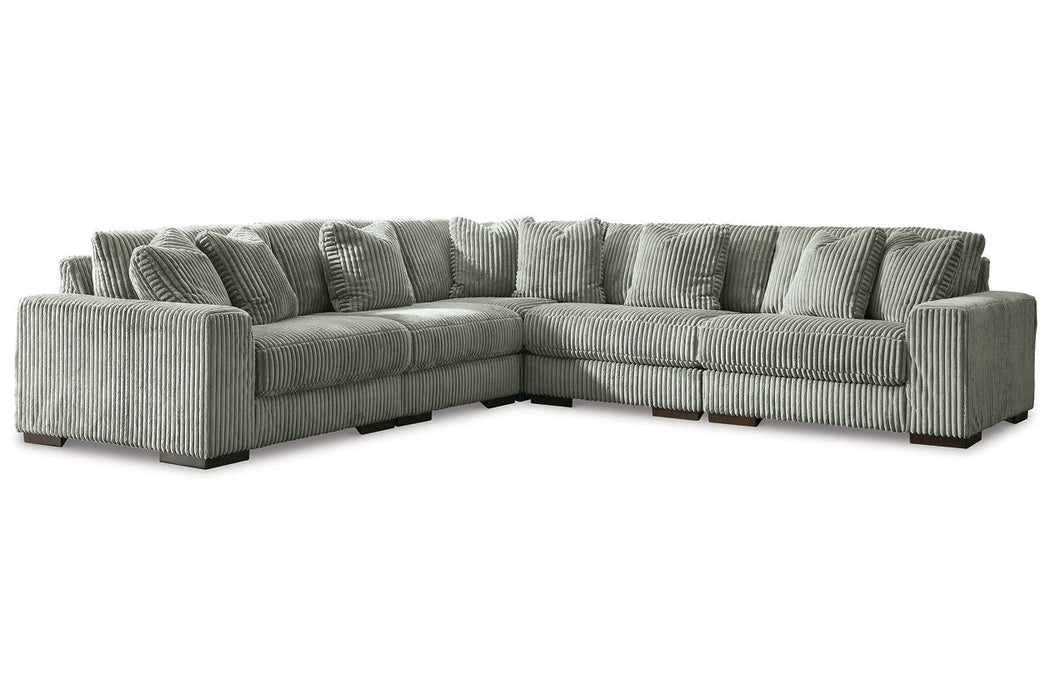 Lindyn Fog 5-Piece Sectional - SET | 2110564 | 2110565 | 2110577 | 2110546(2) - Vega Furniture