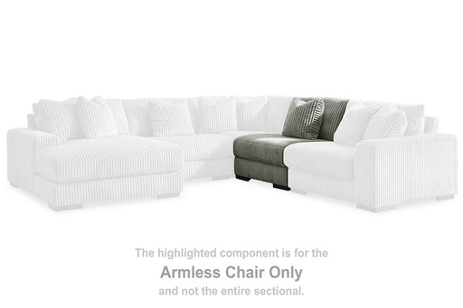 Lindyn Fog Armless Chair - 2110546 - Vega Furniture