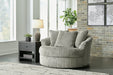 Lindyn Fog Oversized Swivel Accent Chair - 2110521 - Vega Furniture