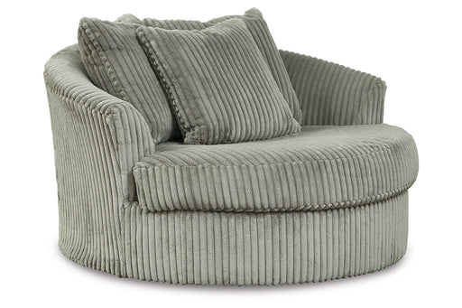 Lindyn Fog Oversized Swivel Accent Chair - 2110521 - Vega Furniture