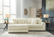 Lindyn Ivory 2-Piece LAF Sofa Chaise - SET | 2110416 | 2110465 - Vega Furniture