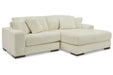 Lindyn Ivory 2-Piece RAF Sofa Chaise - SET | 2110417 | 2110464 - Vega Furniture