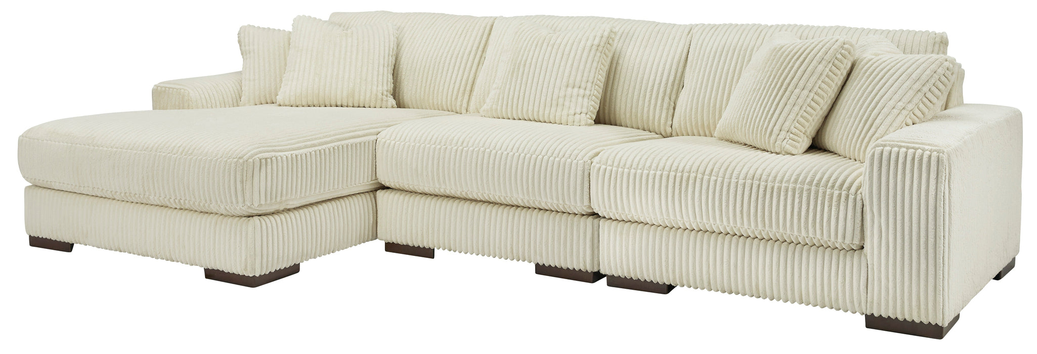 Lindyn Ivory 3-Piece LAF Sectional - SET | 2110416 | 2110465 | 2110446 - Vega Furniture