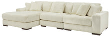 Lindyn Ivory 3-Piece LAF Sectional - SET | 2110416 | 2110465 | 2110446 - Vega Furniture