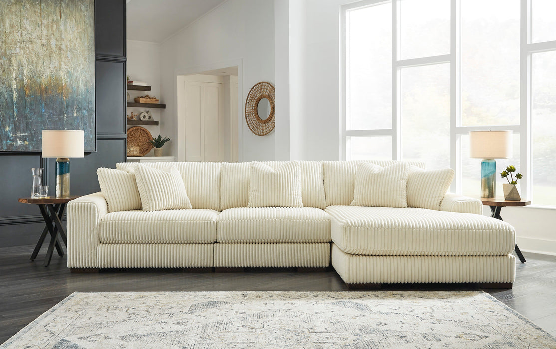 Lindyn Ivory 3-Piece RAF Sectional - SET | 2110417 | 2110464 | 2110446 - Vega Furniture