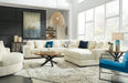 Lindyn Ivory 5-Piece RAF Sectional - SET | 2110417 | 2110464 | 2110477 | 2110446(2) - Vega Furniture