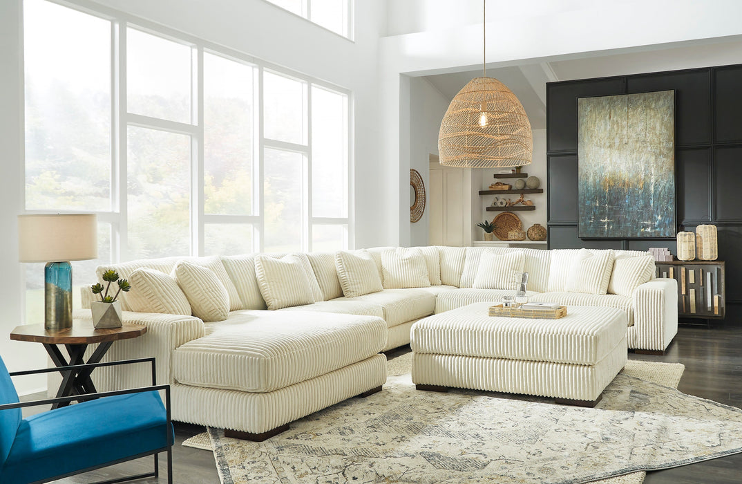 Lindyn Ivory 6-Piece LAF Sectional - SET | 2110416 | 2110465 | 2110477 | 2110446(3) | 2110408 - Vega Furniture