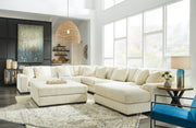 Lindyn Ivory 6-Piece RAF Sectional - SET | 2110417 | 2110464 | 2110477 | 2110446(3) - Vega Furniture