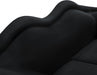 Lips Black Velvet Loveseat - 607Black-L - Vega Furniture