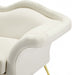 Lips Cream Velvet Chair - 607Cream-C - Vega Furniture