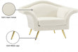 Lips Cream Velvet Chair - 607Cream-C - Vega Furniture