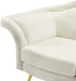 Lips Cream Velvet Chair - 607Cream-C - Vega Furniture