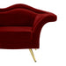 Lips Red Velvet Loveseat - 607Red-L - Vega Furniture