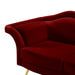 Lips Red Velvet Sofa - 607Red-S - Vega Furniture