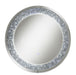 Lixue Silver Round Wall Mirror with LED Lighting - 961428 - Vega Furniture