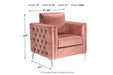 Lizmont Blush Pink Accent Chair - A3000196 - Vega Furniture