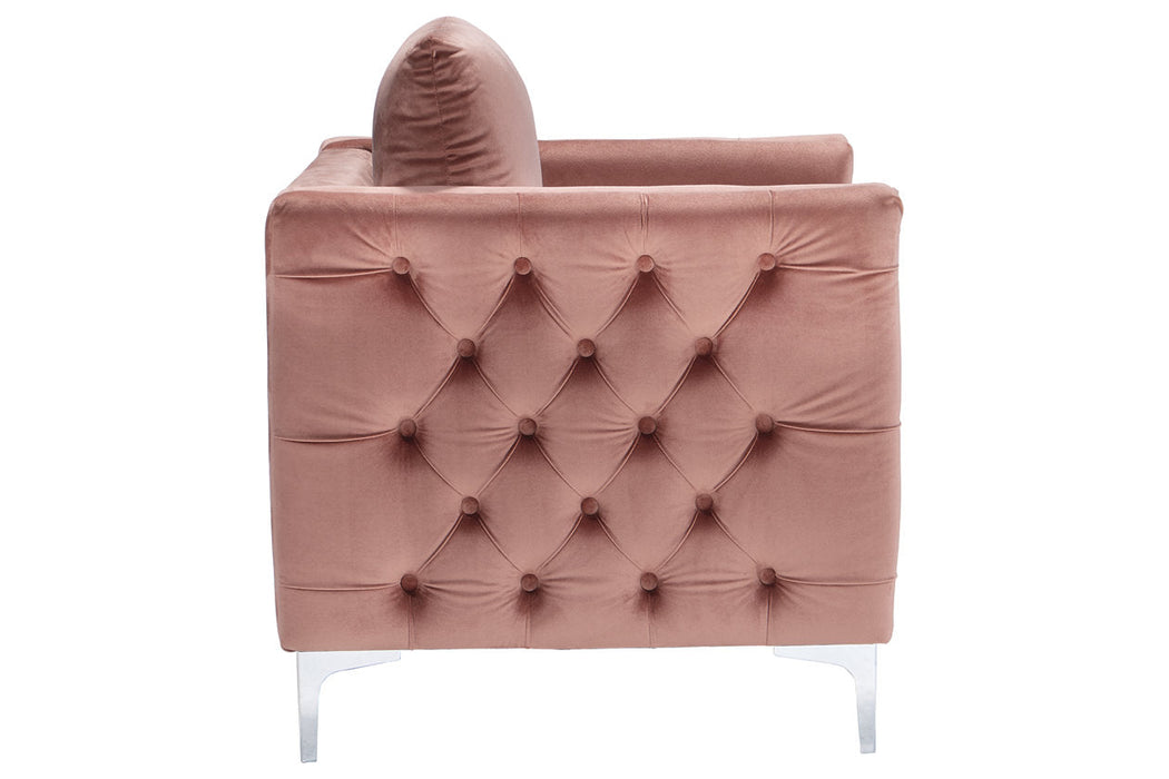 Lizmont Blush Pink Accent Chair - A3000196 - Vega Furniture