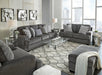 Locklin Carbon Living Room Set - SET | 9590438 | 9590435 | 9590423 | 9590414 - Vega Furniture