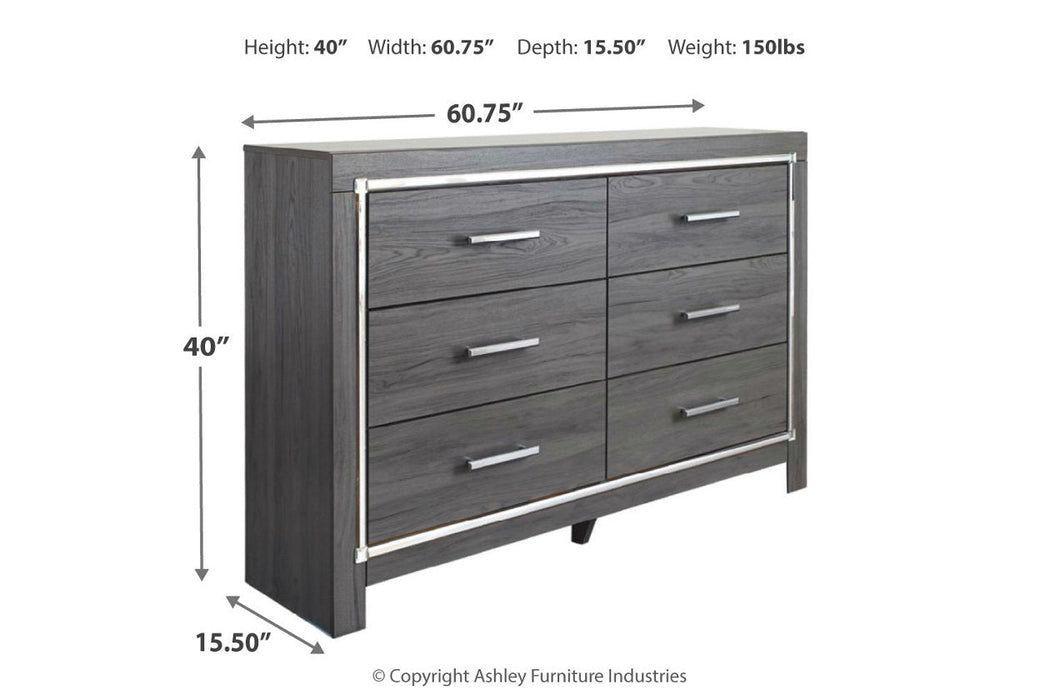 Lodanna Gray Dresser - B214-31 - Vega Furniture