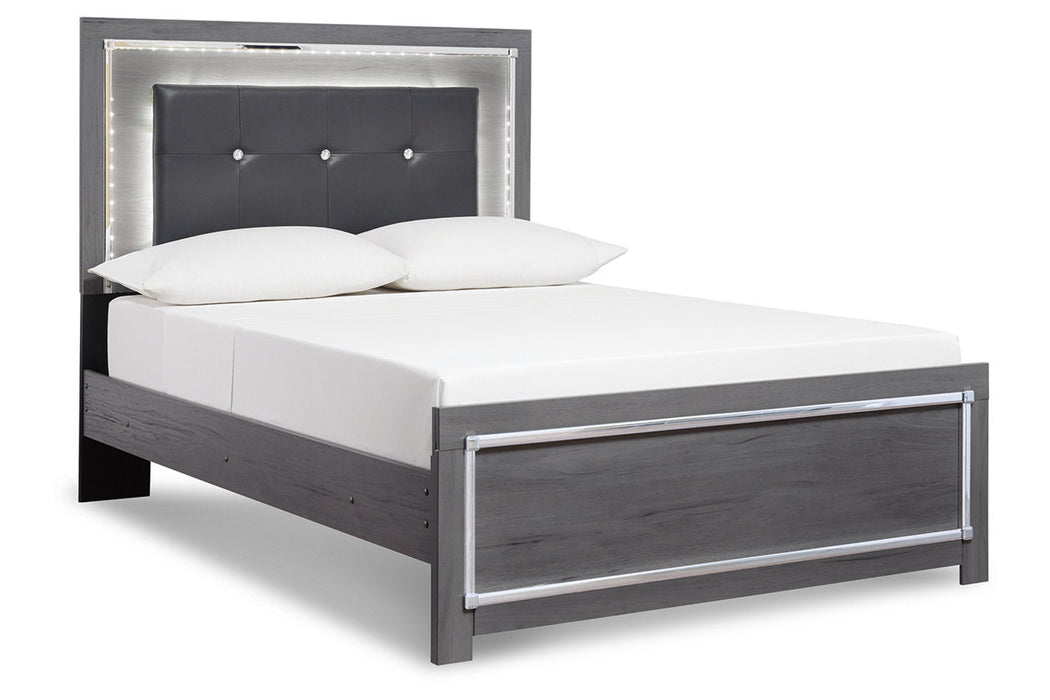 Lodanna Gray Full Panel Bed - SET | B214-84 | B214-86 | B214-87 - Vega Furniture