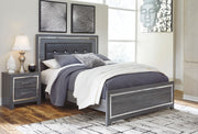 Lodanna Gray King Panel Bed - SET | B100-14 | B214-56 | B214-58 | B214-95 - Vega Furniture