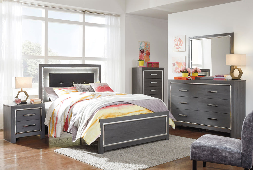 Lodanna Gray LED Panel Youth Bedroom Set - SET | B214-84 | B214-86 | B214-87 | B214-31 | B214-36 | B214-92 - Vega Furniture