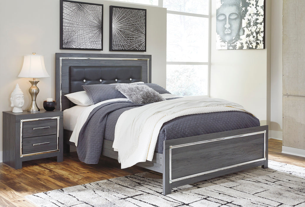 Lodanna Gray Queen Panel Bed - SET | B100-13 | B214-54 | B214-57 | B214-95 - Vega Furniture